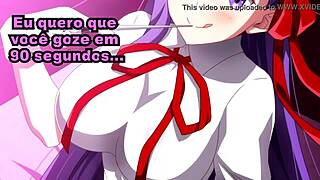 Can you handle this 90-second cum challenge with Sakura Haruno's retro hentai jerk off instructions?