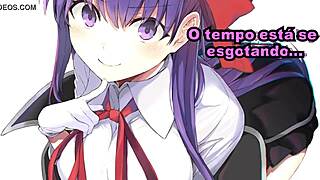 Can you handle this 90-second cum challenge with Sakura Haruno's retro hentai jerk off instructions?