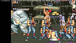 hentai mugen contrasts mai shiranui in wild gangbang with creampie and doggystyle twists