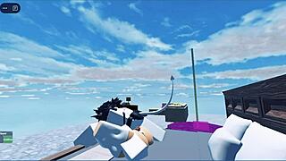 Whore Gets Nailed Hard in Roblox Condo