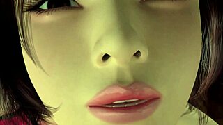 बालविहीन जापान मिल्फ एसी इंजीनियर के साथ एनिमेटेड गेम में इंटेंस 3डी फकिंग और असफकिंग करती है