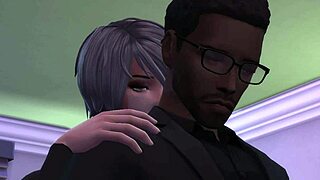 हीदर मार्कस को गॉथ फेमडॉम हैंडजॉब से डोमिनेट करती है बिग ब्लैक मॉन्स्टर कॉक पर 3डी एसएफएम हार्डकोर में।