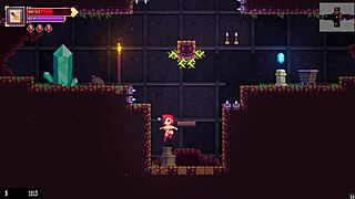 scarlet maiden in hentai game pornplay episode 3 receives hot standing creampie from big cock in mask dungeon with bdsm maid role