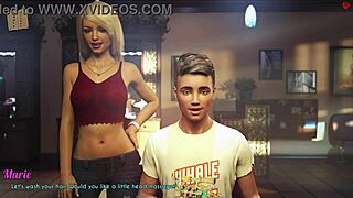 एक बीवी और स्टेपमदर एनिमे बीवी और स्टेपमॉम रोल्स में मल्टीपल सीन में स्टेमी गेम एक्शंस करती है