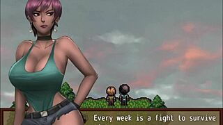 ज़ॉम्बी बॉस को हराकर बिग टिट्स मिल्फ हेंटाई में क्रीमपाई