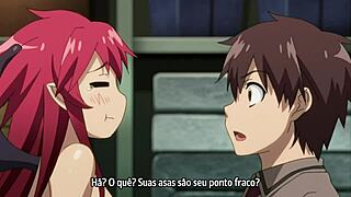 Novinha Succubus Hentai Legend Performs Oral Blowjob On Cock To Satisfy Hunger In Part 1