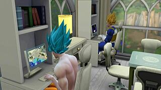 ड्रैगन बॉल एपि 20 वेजिटा चिची को उसके ककॉल्ड पति के पास चोदता है