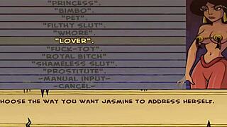 Princess trainer gold edition uncensored part 15 follows the brunette disney arabian nights character in sexy maledom blowjob scenes