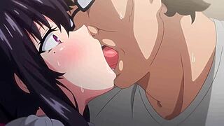 बिग टिट्स वाली लड़की मोटे लड़के को वाइल्ड हेंटाई में चोदती है