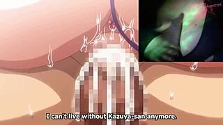 This hot girl with big tits dreams of idol fame in Imaria episode 1 as the chubby housewife watches hentai on cam