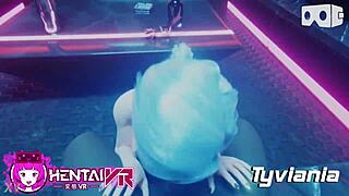 Elisa giving that deep blowjob in VR 😏