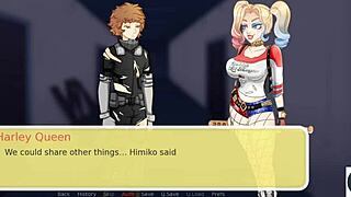 Harley Quinn Gives Sneaky Blowjob And Titty Fuck To Monster Cock In Dc Comics Quickie With Big Ass Action