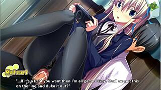 गर्लफ्रेंड मत्सूरी टेनिओहा हेन्टाई में काउगर्ल राइड कर रही है। छोटी छाती फ्रेंड आउटफिट में चुदाई।