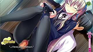 गर्लफ्रेंड मत्सूरी टेनिओहा हेन्टाई में काउगर्ल राइड कर रही है। छोटी छाती फ्रेंड आउटफिट में चुदाई।