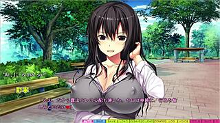 Tenioha 2 Ayane Lust Route Part 3 Big Ass Blowjob And Titty Fuck In Bathroom