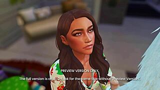 ये 3डी हेंटाई प्रिव्यू एक बहुत मेर्री अफेयर दिखाता है चीटिंग मिल्फ के साथ सिम्स स्टाइल में।