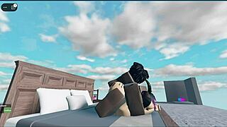 white slut gets fucked by a bbc roblox