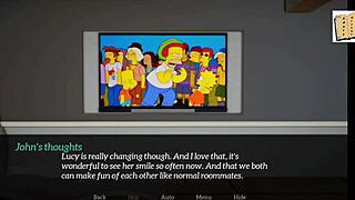 Oh man, my new family episode 36 has this redhead teen with big tits blowing a monster cock! Who's watching? 😏