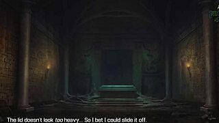 Fantasy quest failed chapter one part 5 hints at rough femdom moaning and orgasm in game.