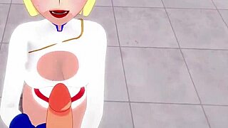 Power Girl and Superman in Fantasy Adventure