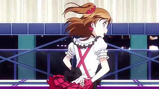 hey check out this sexy anime girl doing her pole dance moves