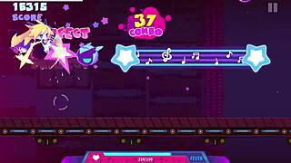 i conquer the hard mode in muse dash with exist feat