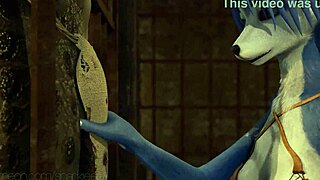 क्रिस्टल फॉक्स टेस्ट वीडियो फरी 3डी कार्टून ऐनिमेशन को एसएफएम ऐनिमे एलिमेंट्स से सजेस्टिव सीन में कंट्रास्ट करता है।