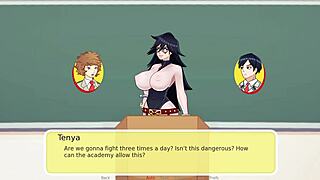 Hero sex academia part 26 gives nice choices with big tits blowjob action