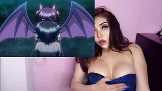 she turns into a succubus needing sensual encounters with strangers in hentai