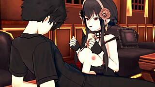 Yor Forger Gets Fucked Deliciously in Bar and Becomes Sex Addict