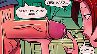 यह मैडहाउस वाइल्ड हो जाता है जब मिल्फ कदम रखती है और हेंटाई स्टाइल में दिखाती है कैसे वह इसे बेहतर करती है