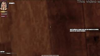 House party with Brittney turns into wrestling games and ends with fun in the blonde's living room