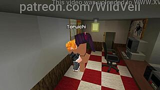 Yoruichi From Bleach Takes Missionary Blowjob Plowing By Ichigo In Minecraft Animation