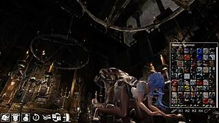 what's up with this sxh gallery enemy 01 in pantyhose action?