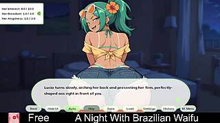 A Night Filled With Brazilian Waifu Temptations In Erotic Game