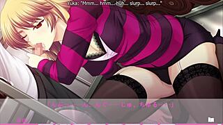 Erotica Yuuwaku Yuka Route 4 with Blowjob and Tit Celebration