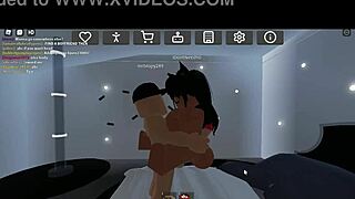 Chilling in the Roblox condo, just hanging out.