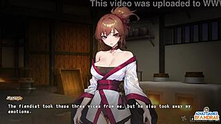 ep1 gets wild with manari in half-demon shinobi outfit for mature anal group bdsm on huge monster cock 😈