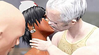 यंग नर्स हॉस्पिटल ग्रुप ट्रबल में सेडक्शन और फिंगरिंग का सामना करती है