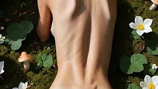 पतली निना जंगल के कपड़ों में चोदाई, क्यूट 3डी सेक्सी नेचर एक्शन