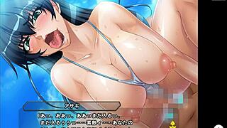 対魔忍rpg【渚の最強対魔忍】井河　アサギ2 with big tits, cum, and ass action! 😈