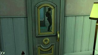 चीटिंग बीवी सिम्स4 पॉर्न में ब्लैक मॉन्स्टर लंड लेती है! 😈