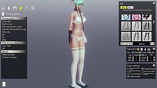 Captivating 3D Anime Solo Scene