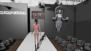 Sexy Brunette in Fallout 4 Hentai Fashion 208