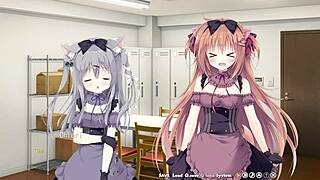 Amairo chocolata common route features ecchi scene 1 with Chieri Yukimura in English
