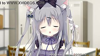 Amairo chocolata common route features ecchi scene 1 with Chieri Yukimura in English