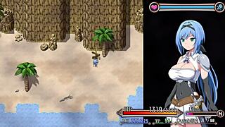 Encontrando um velho que vai ajudar a protagonista se ela vestir um biquíni in Nightmare Knight parte 10 good route with big tits ass fetish game hentai.