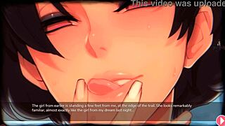 Brunette Succubus In Shorts Teases Voyeur Masturbation And Femdom In Sweet Dreams Game Part Four
