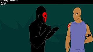 Backalleytoonz Delivers Curvy Blowjob and Interracial Creampie Action