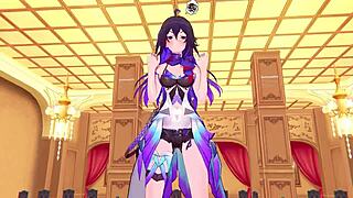 सीले फ्रॉम होंकाई स्टार रेल 3डी हेन्टई एनिमेशन में जंगली हो जाती 😏